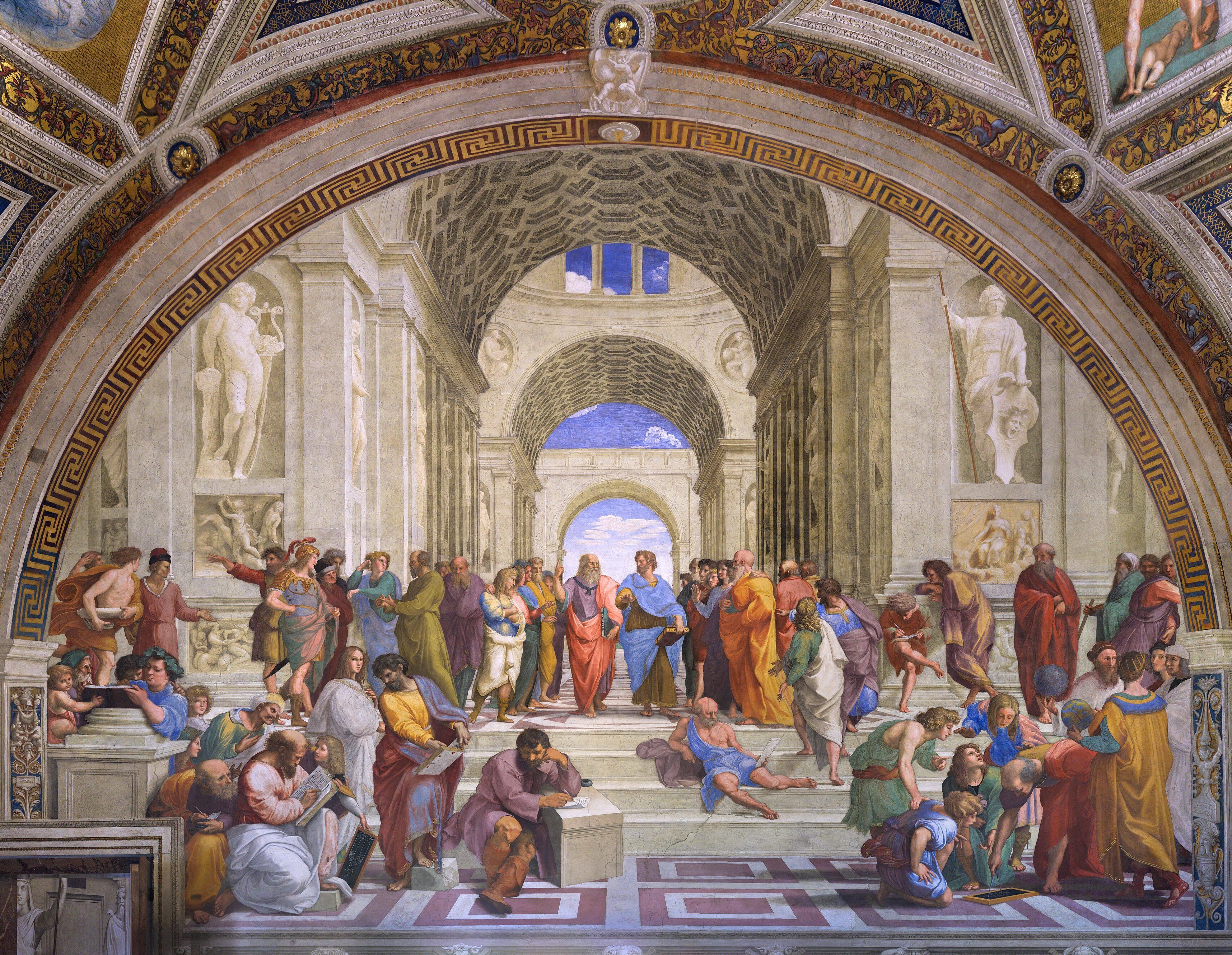 La Escuela de Atenas, de Rafael